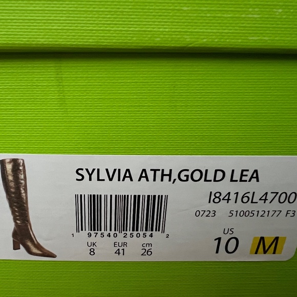 SAM EDELMAN SYLVIA WIDE CALF KNEE BOOT (DEEP GOLD)-10M - Picture 2 of 8